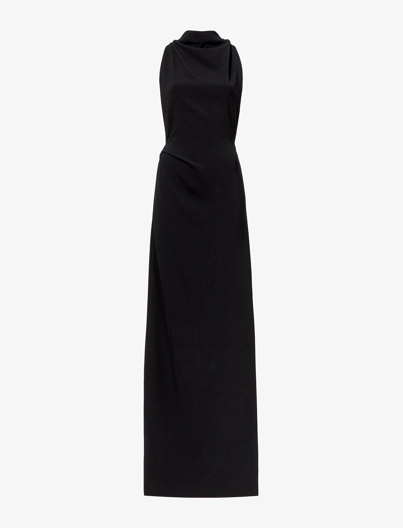 Matte Crepe Backless Dress #4