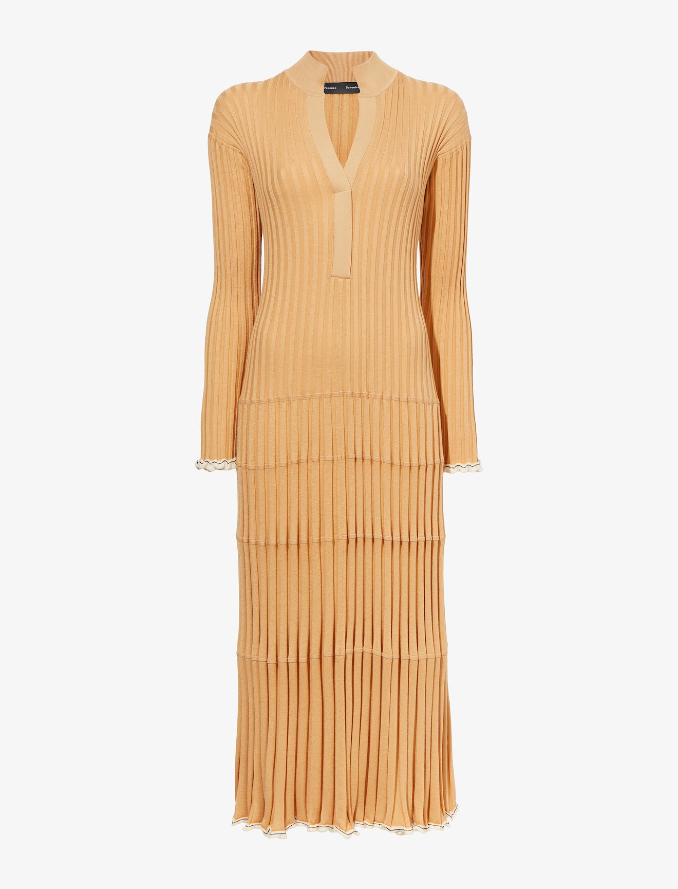 Silk Cashmere V-Neck Dress #4