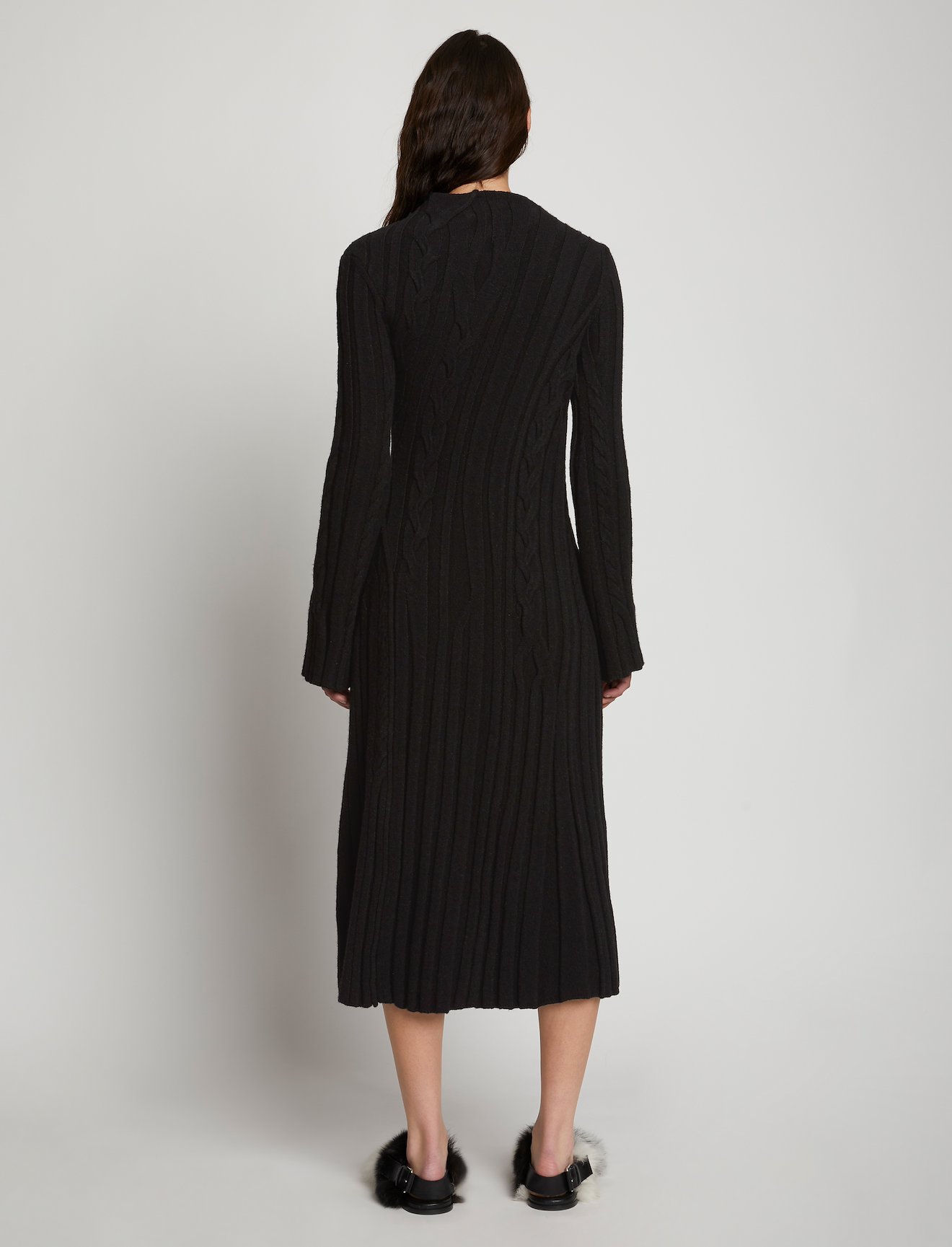 Bias Cable Knit Dress #2