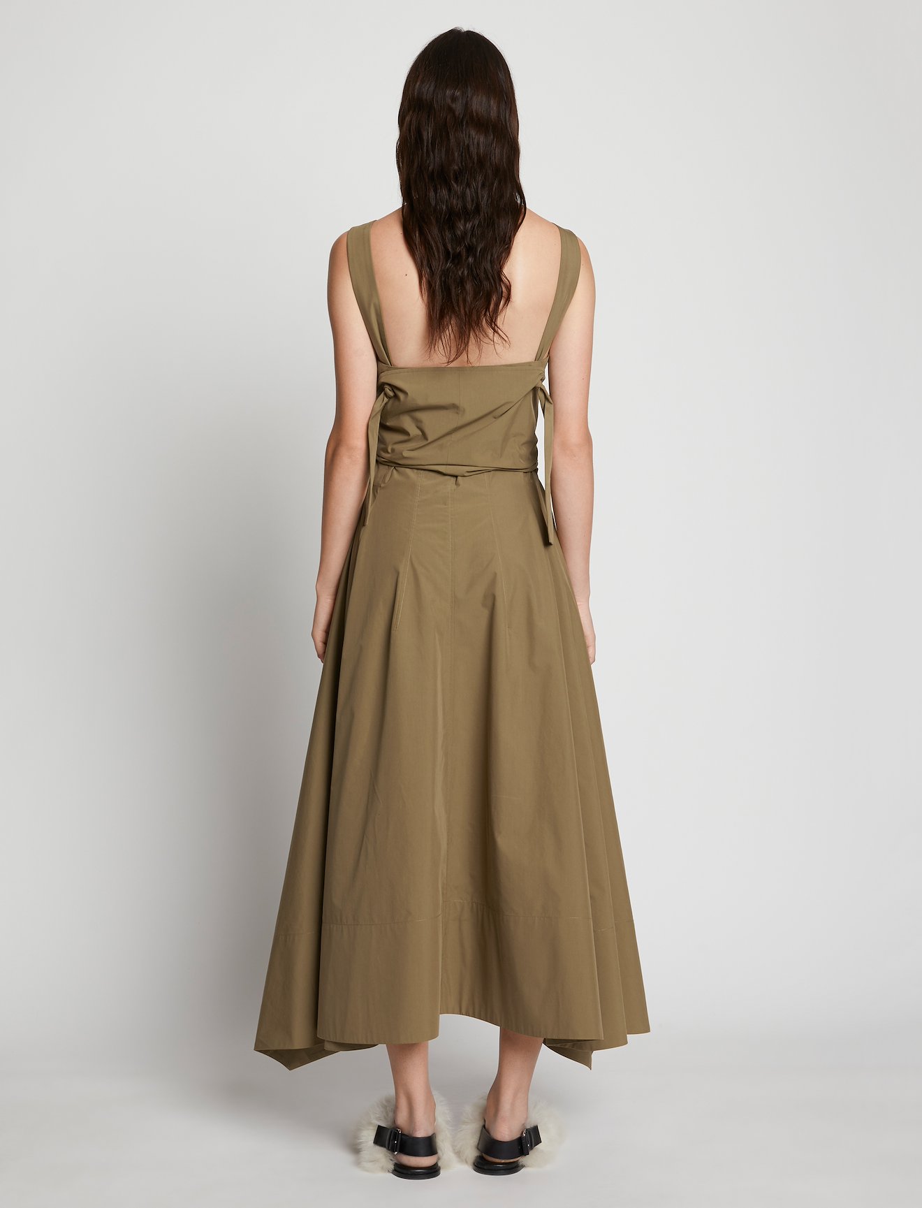 Poplin Waist Tie Dress #2