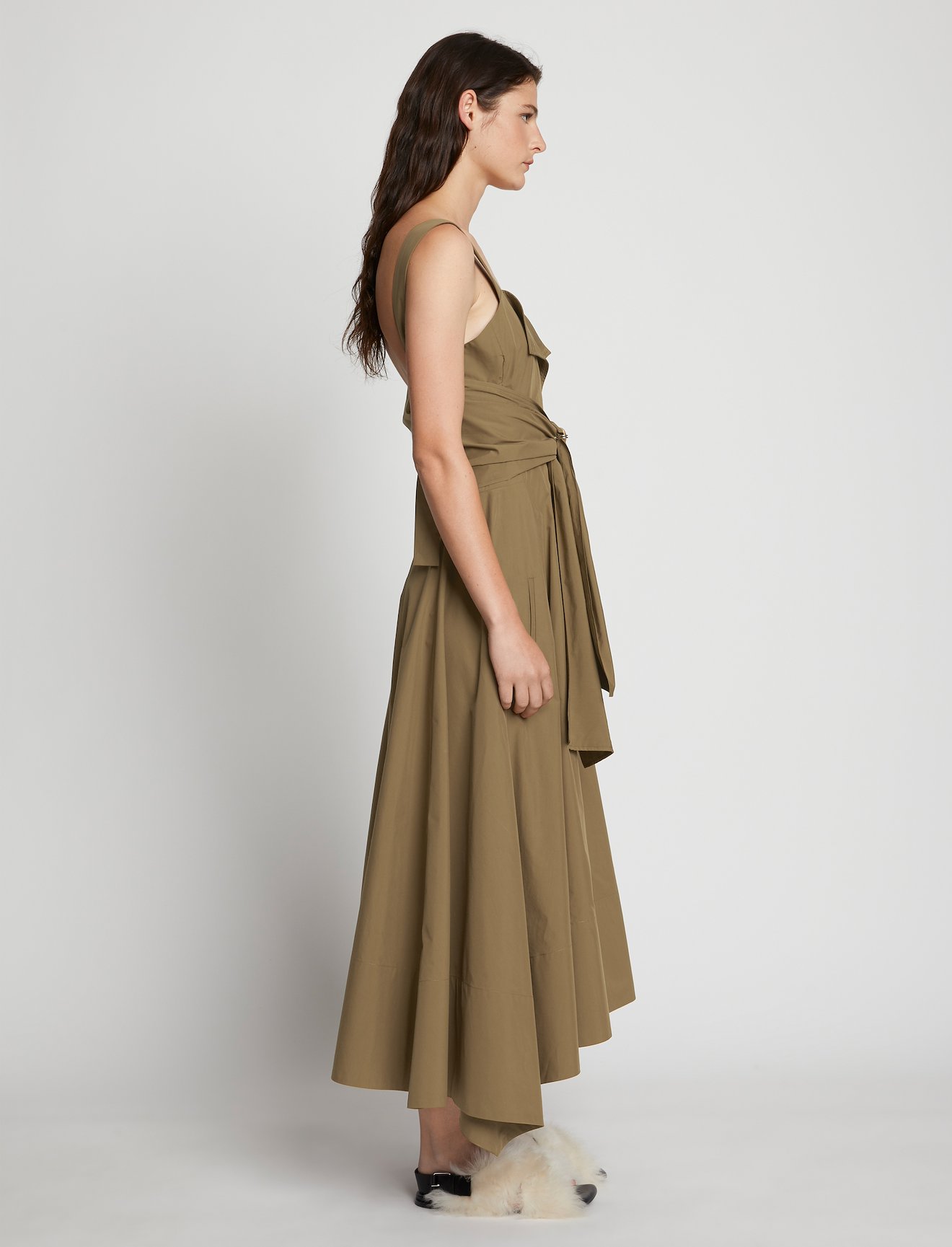 Poplin Waist Tie Dress #1