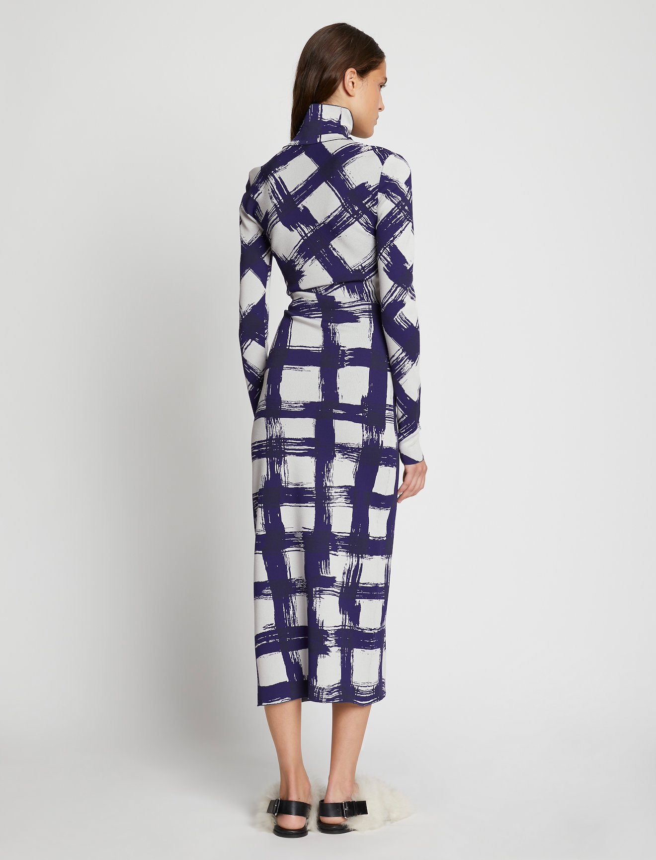 Gingham Jacquard Dress #2