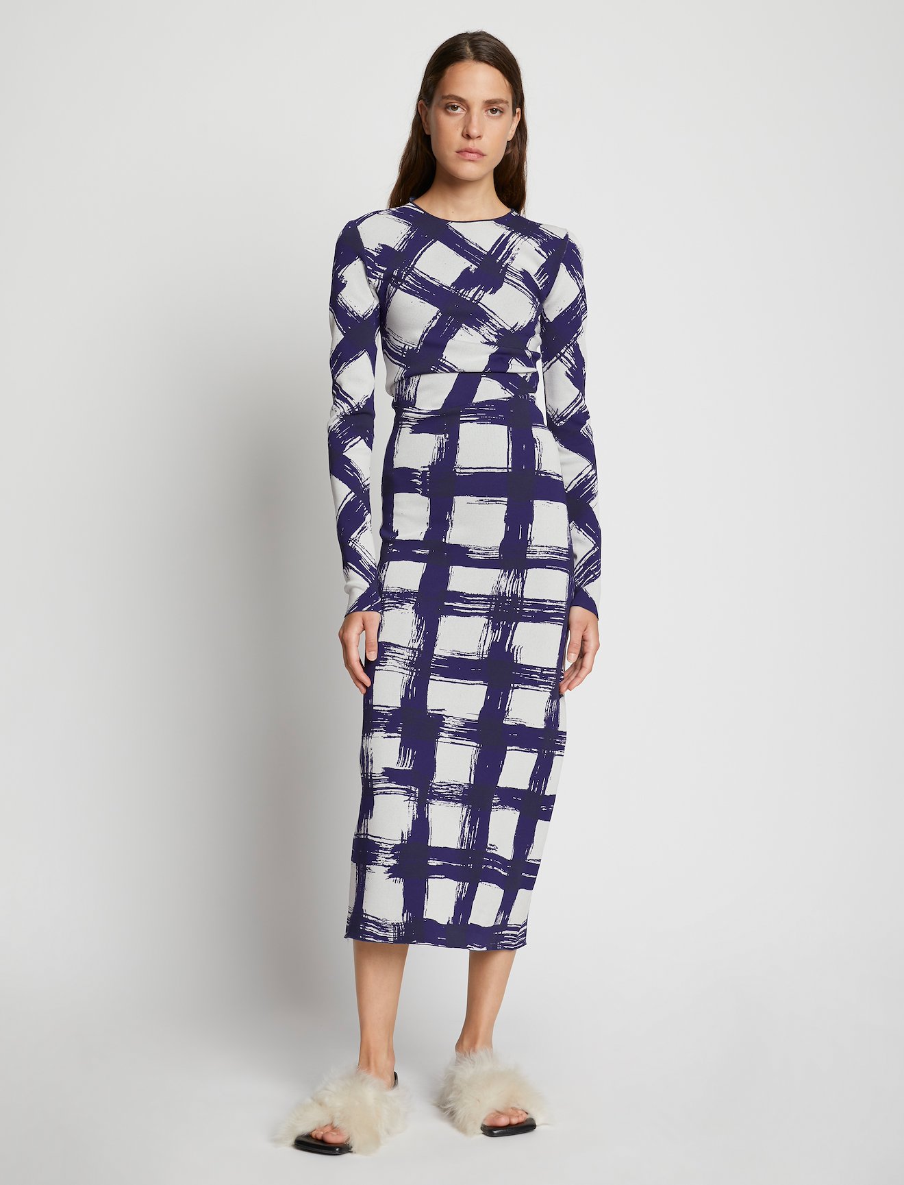 Gingham Jacquard Dress #5