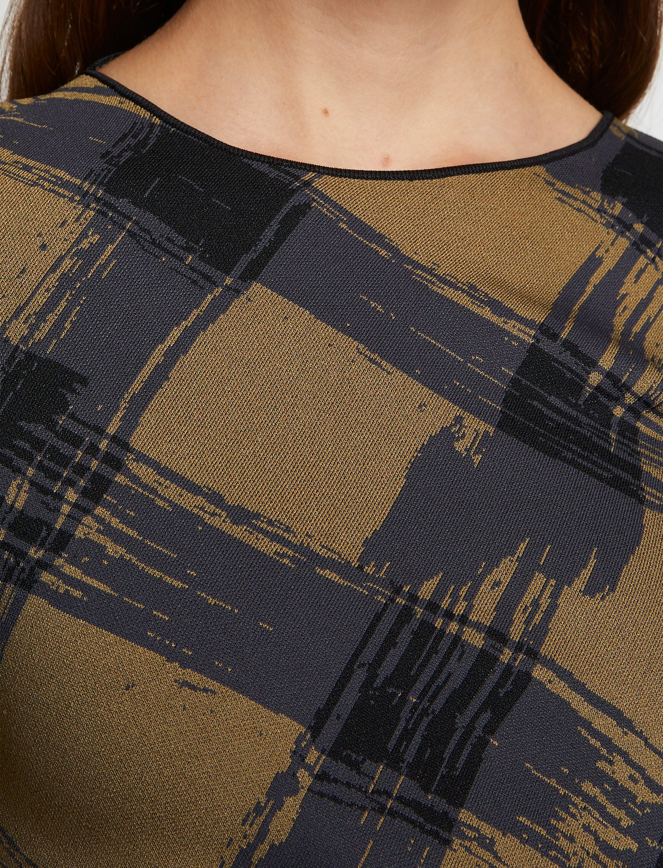 Gingham Jacquard Dress #3
