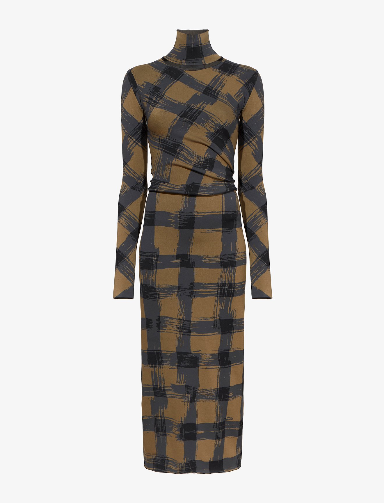 Gingham Jacquard Dress #4