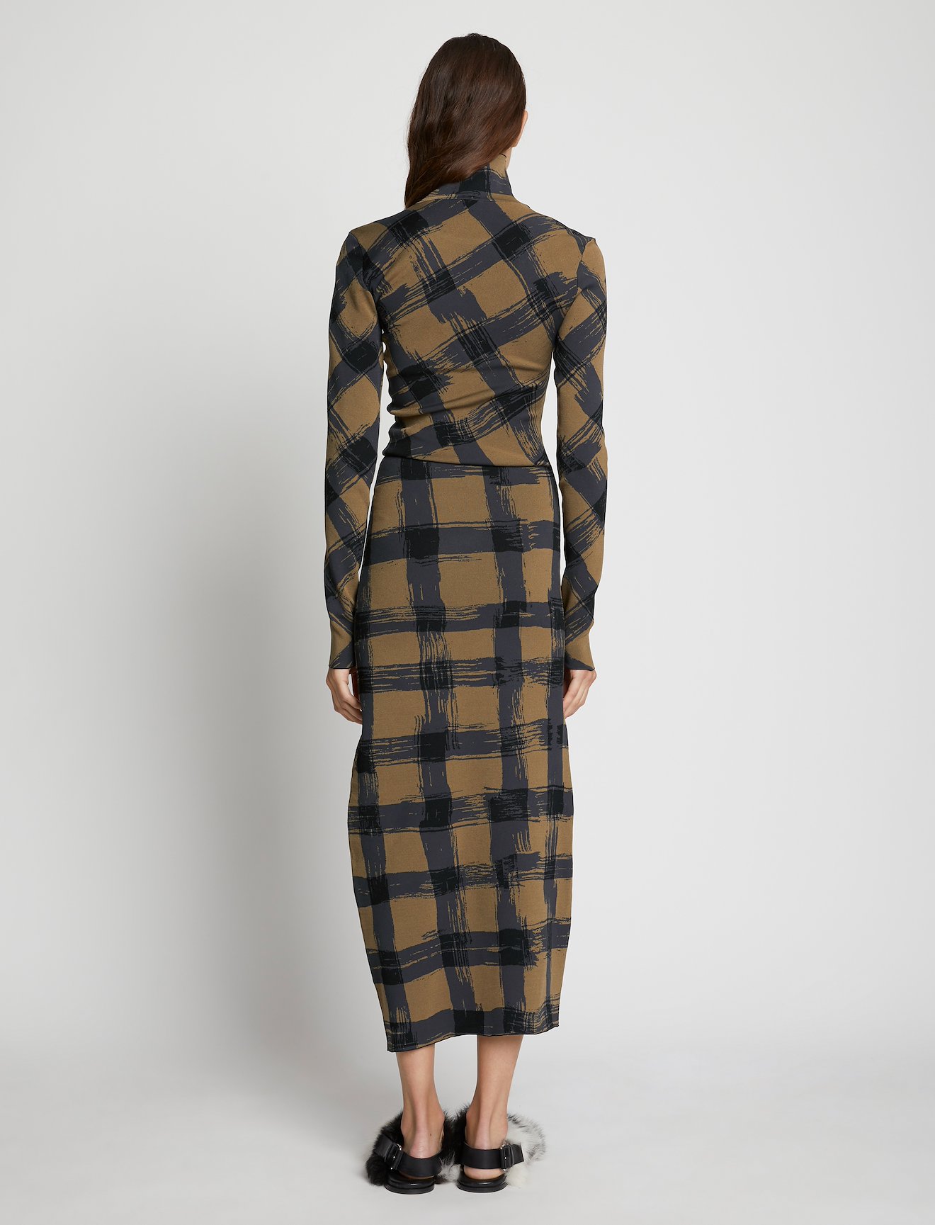 Gingham Jacquard Dress #2