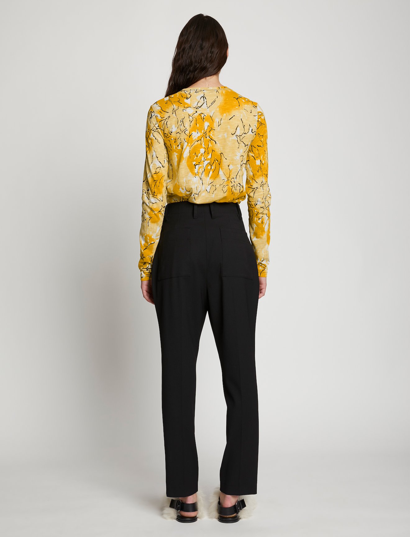 Painted Floral Long Sleeve T-Shirt #3
