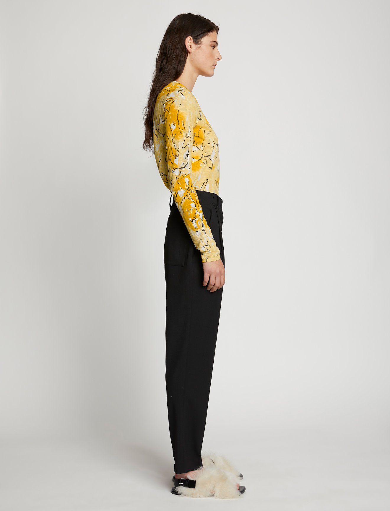 Painted Floral Long Sleeve T-Shirt #2