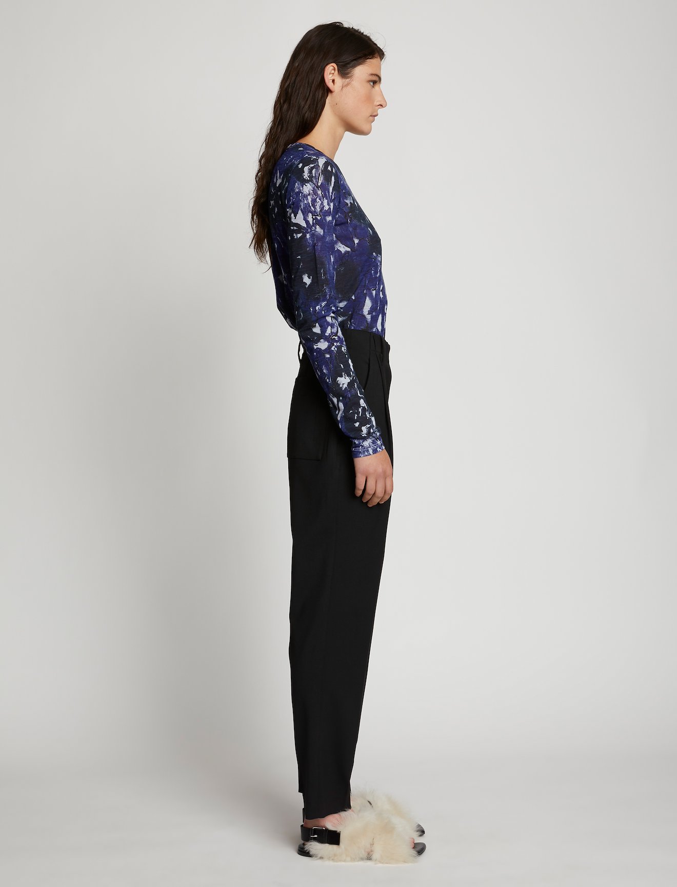 Painted Floral Long Sleeve T-Shirt #2