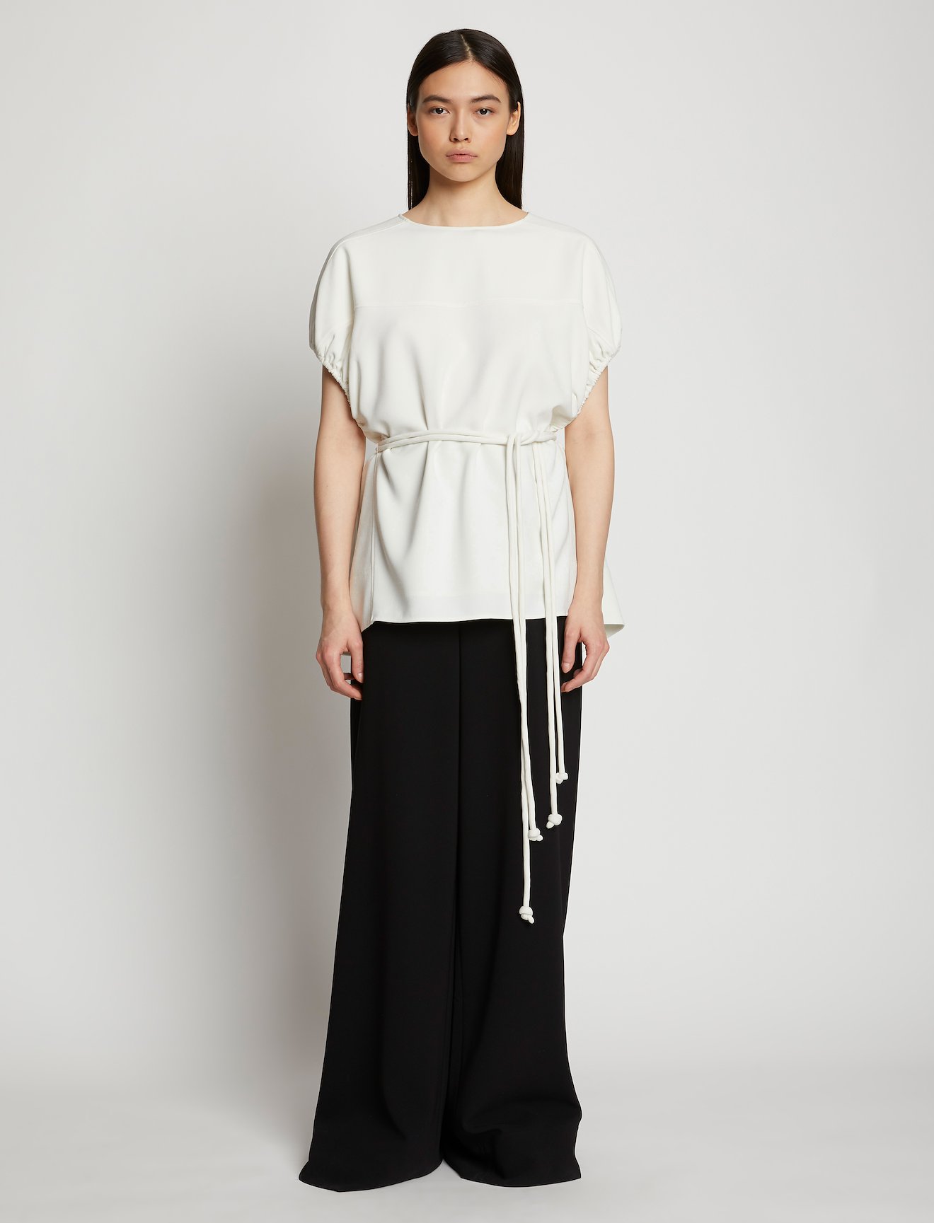 Matte Crepe Cocoon Top #1