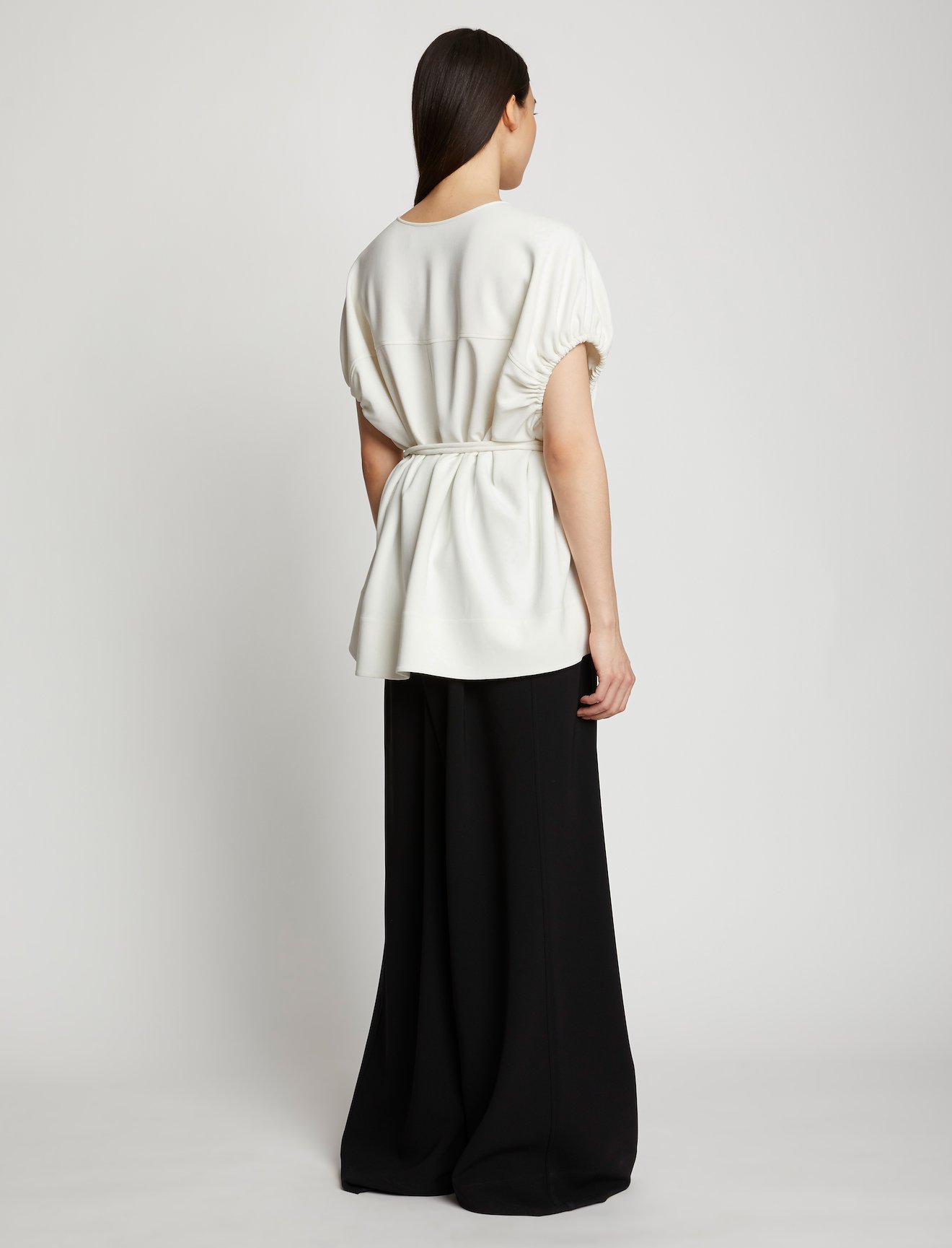 Matte Crepe Cocoon Top #3