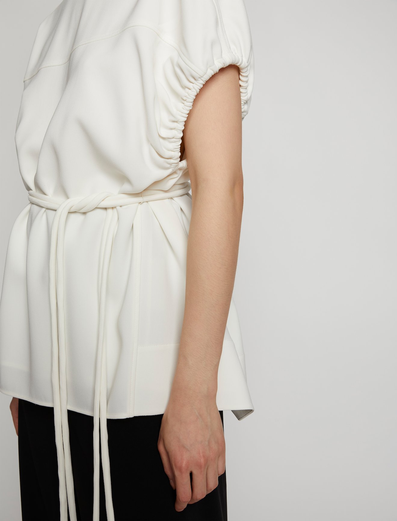 Matte Crepe Cocoon Top #4