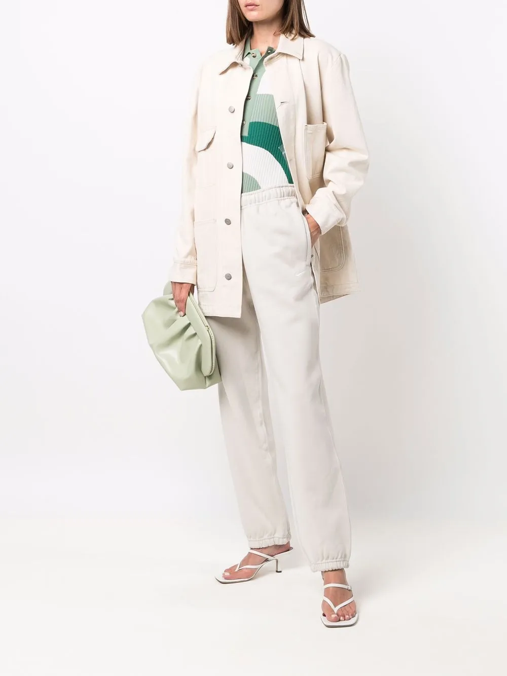 фото Nike спортивные брюки с вышитым логотипом