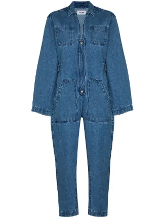 Still Here Selma Denim Jumpsuit - Farfetch