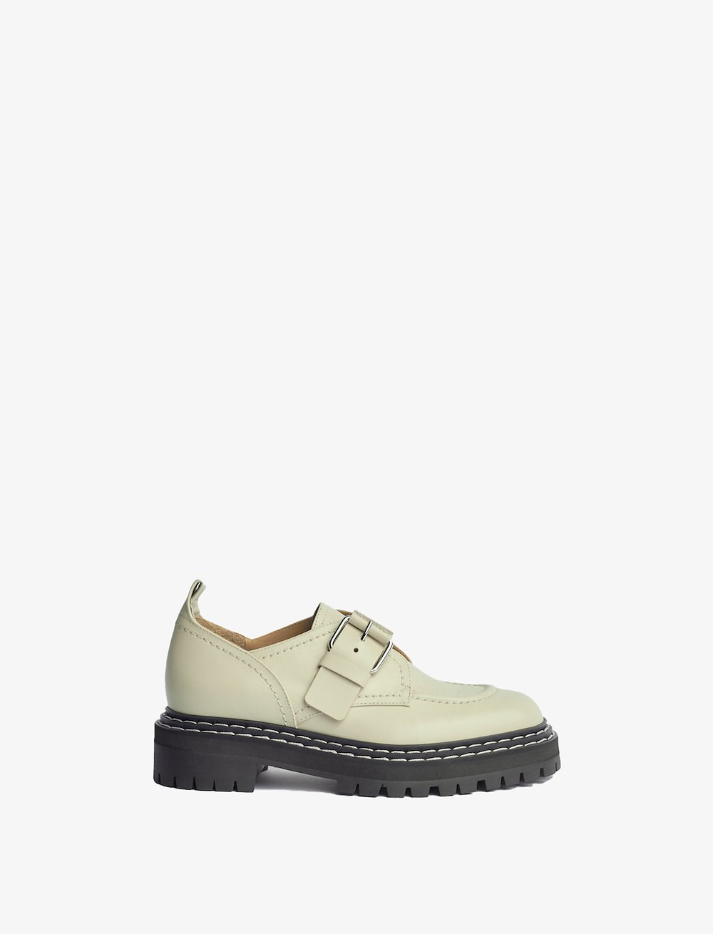 Lug Sole Buckle Oxfords