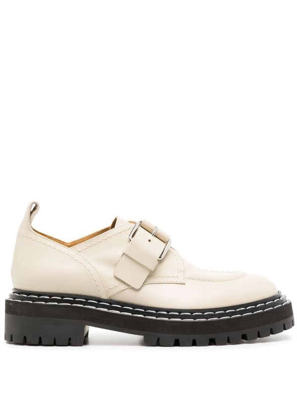 Proenza Schouler lug sole Buckled Oxfords Farfetch