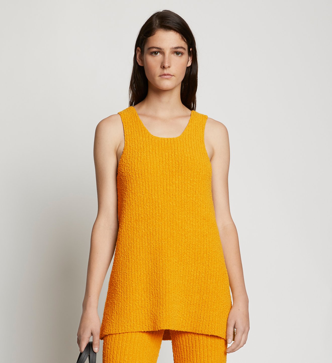 Melange Boucle Knit Tank
