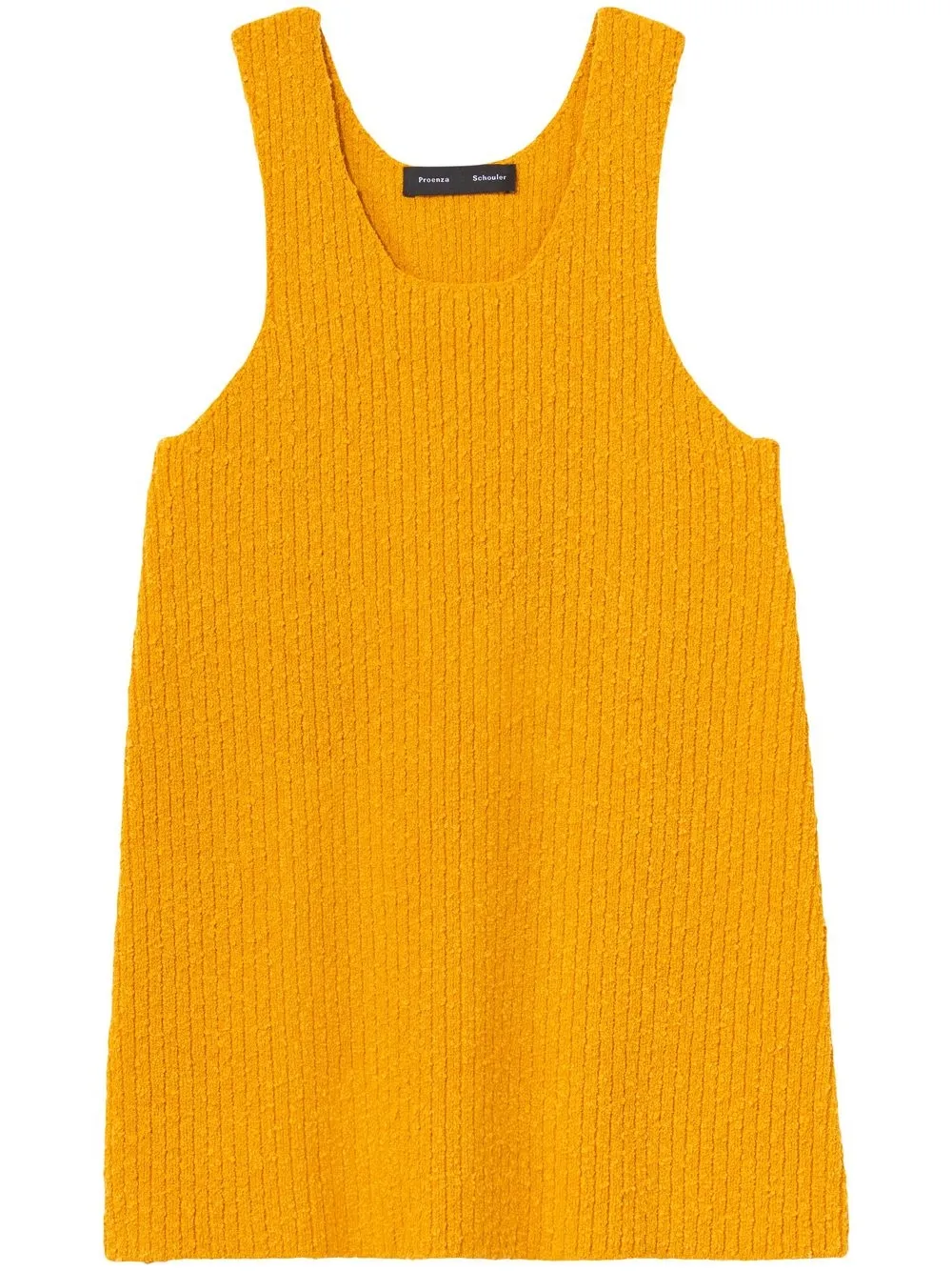 

Proenza Schouler mélange bouclé knitted tank top - Yellow
