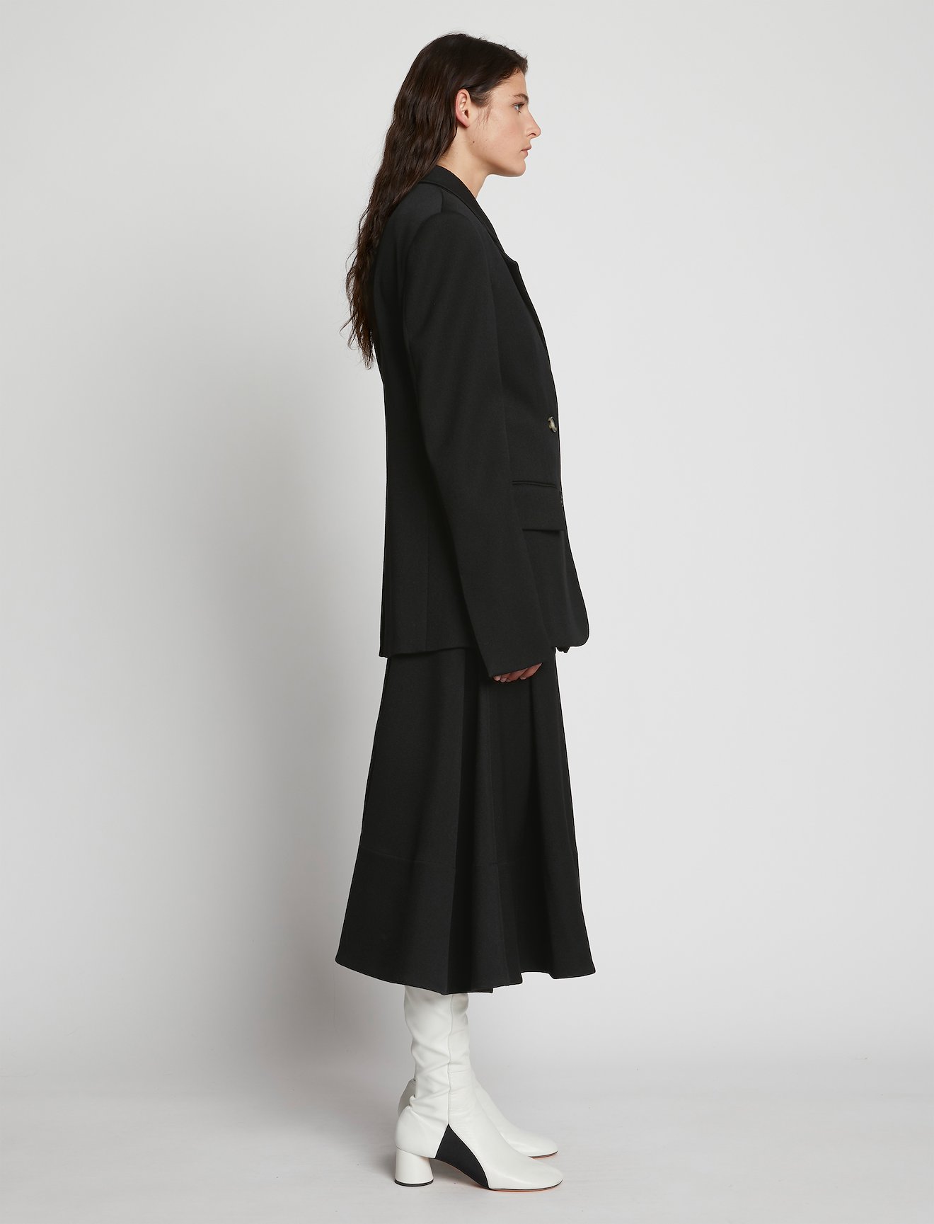 Wool Twill Double Breasted Blazer #2