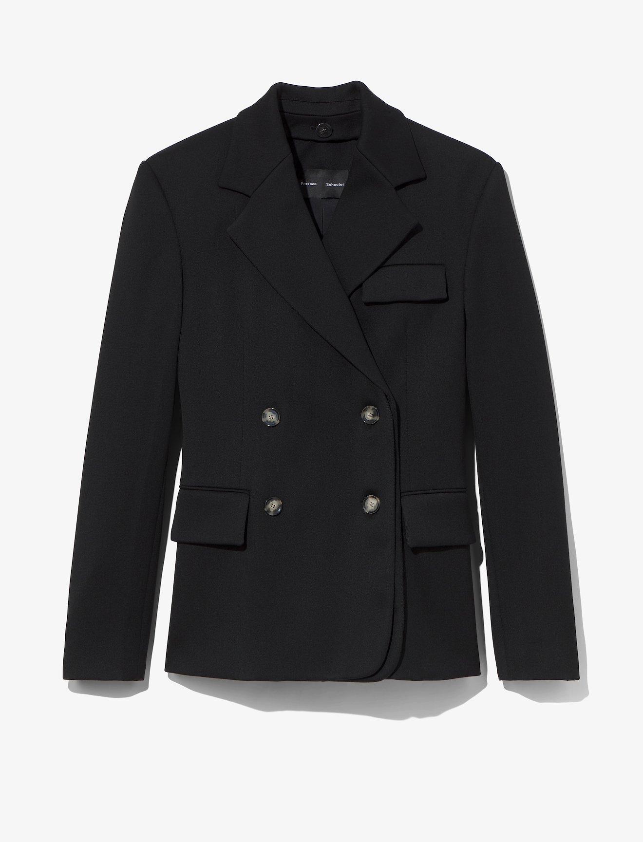 Wool Twill Double Breasted Blazer #5