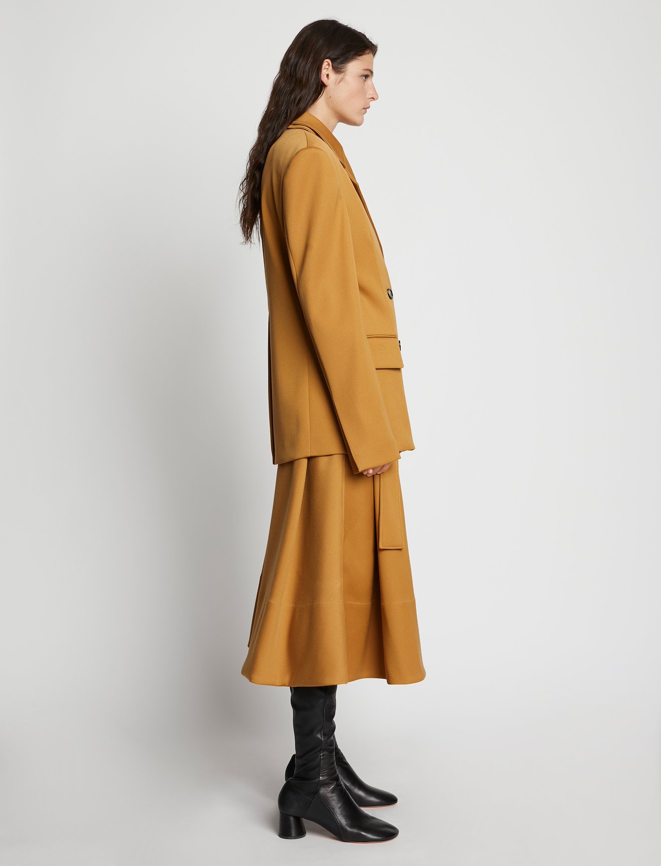 Wool Twill Double Breasted Blazer #2