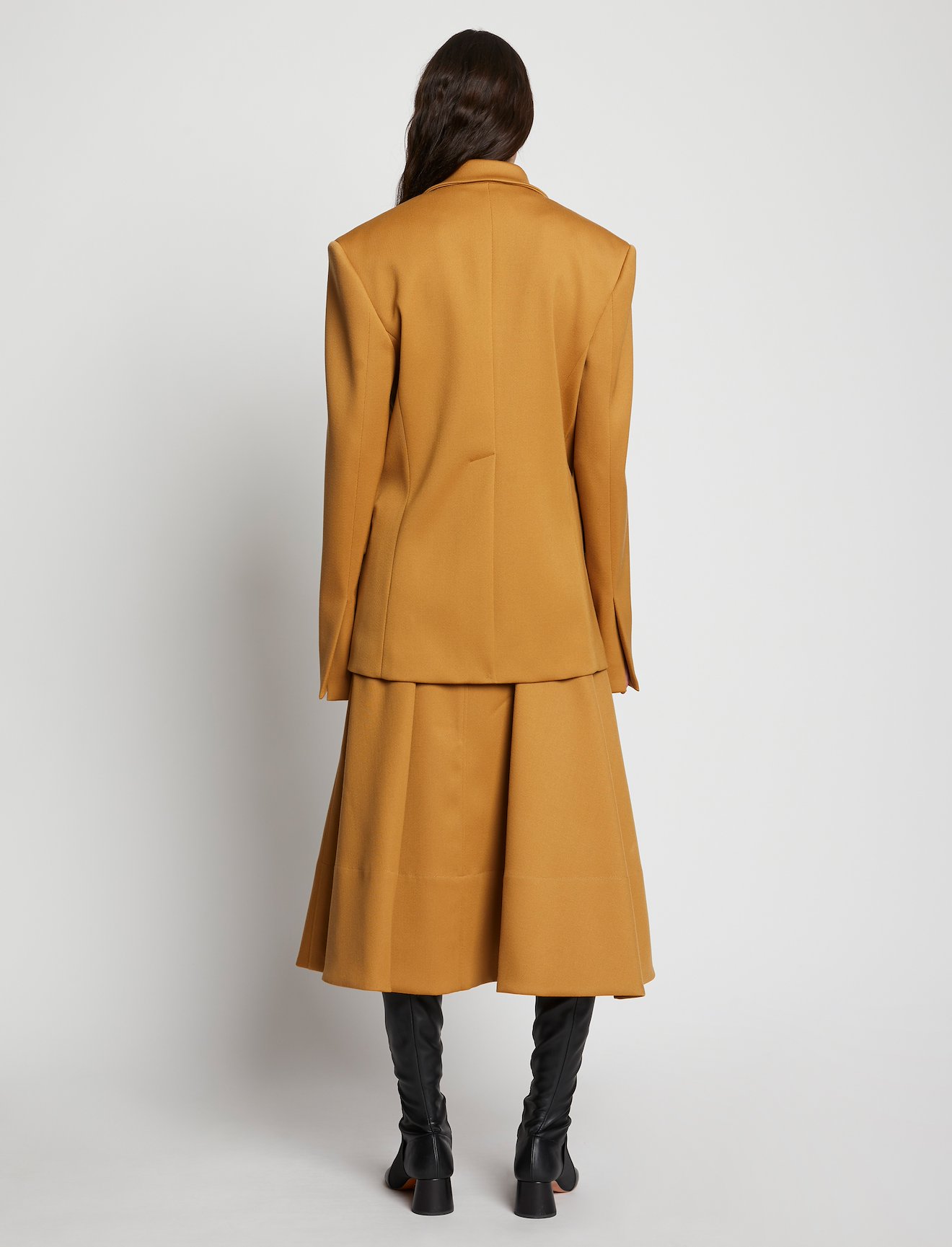 Wool Twill Double Breasted Blazer #3