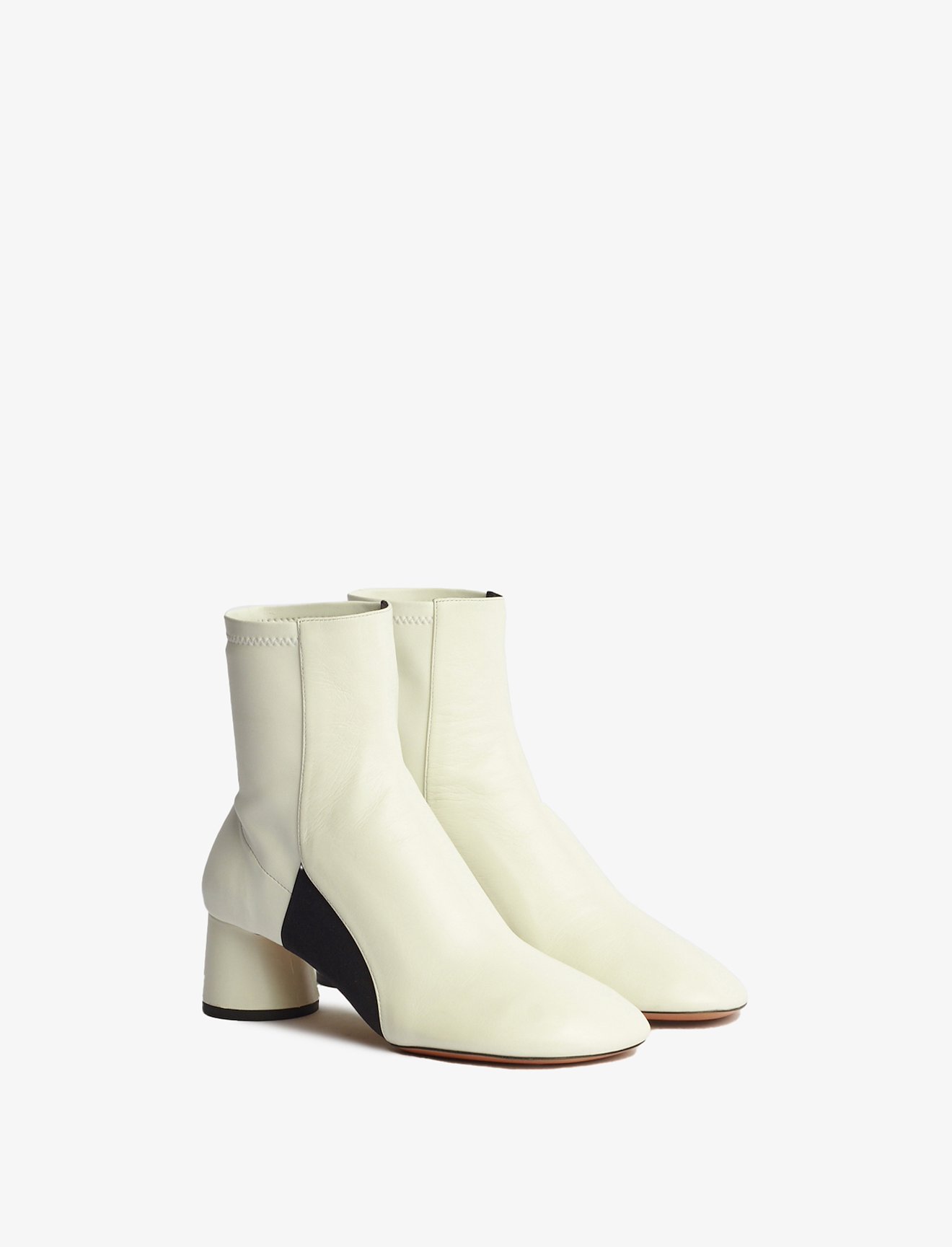 Glove Ankle Boots in white | Proenza Schouler