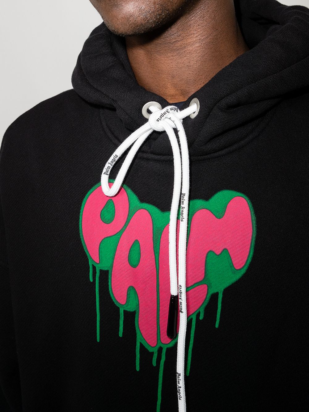 Palm Angels Sprayed Heart T-shirt - Farfetch