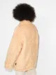 Palm Angels faux-shearling single-breasted short coat