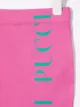 Emilio Pucci Junior تنورة قطن بطبعة شعار الماركة