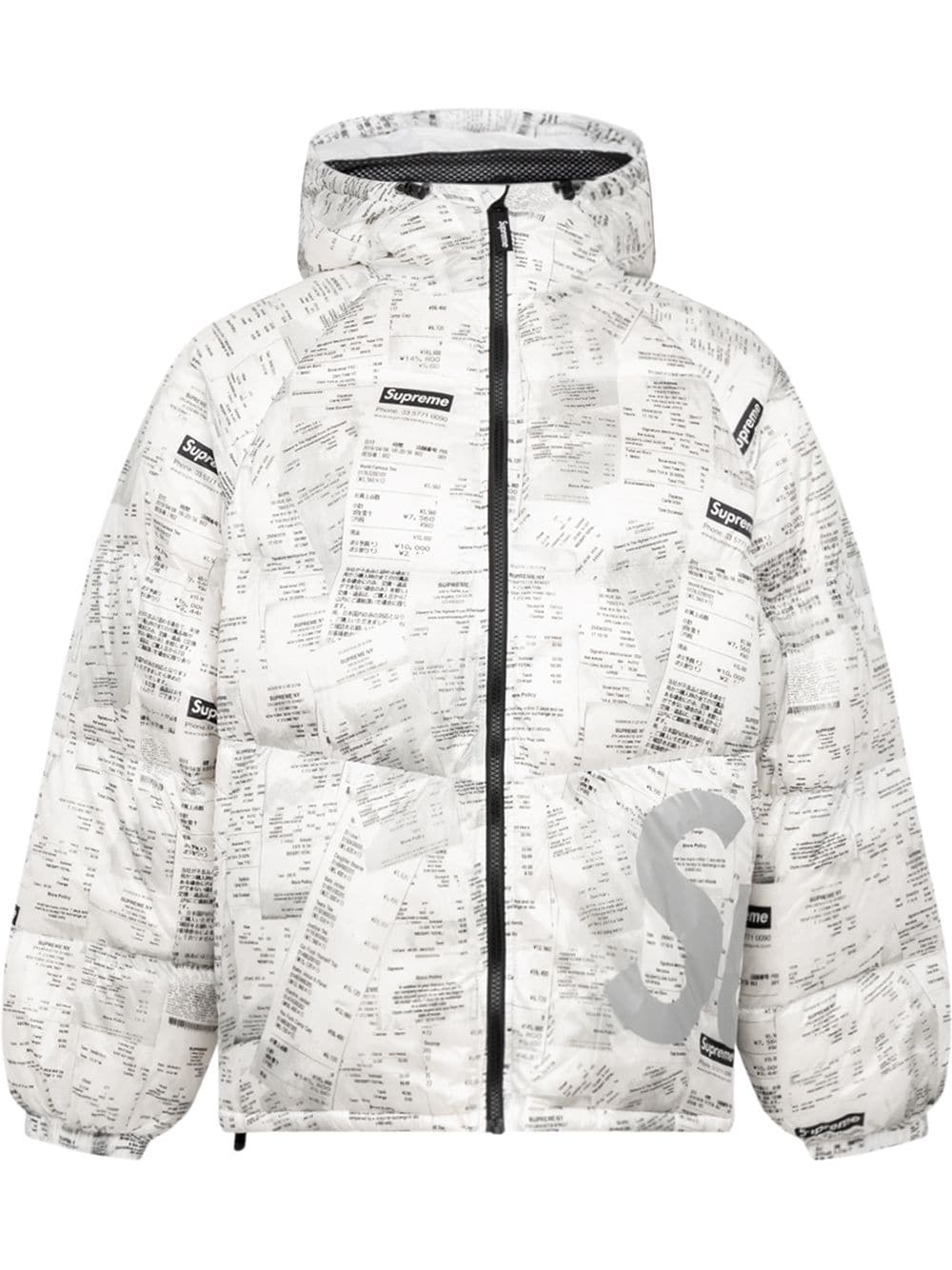 Supreme Hooded down-feather Jacket - Farfetch