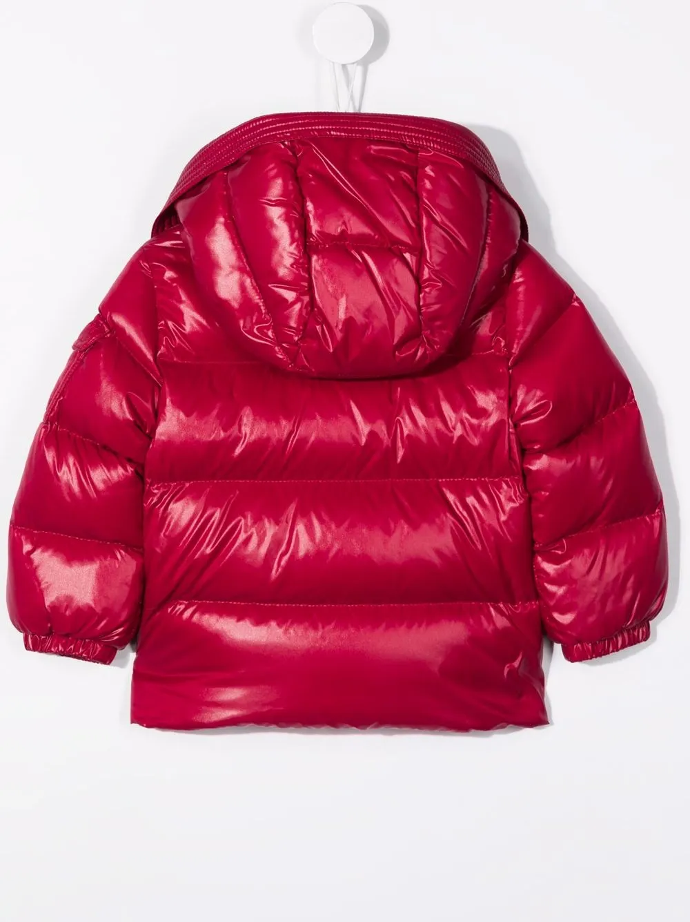 фото Moncler enfant пуховик luce с капюшоном