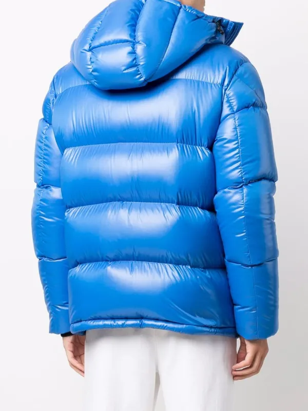 moncler blue padded jacket
