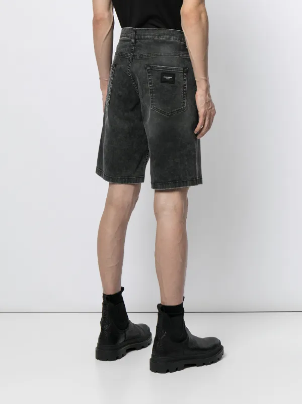 Mens denim hotsell shorts knee length