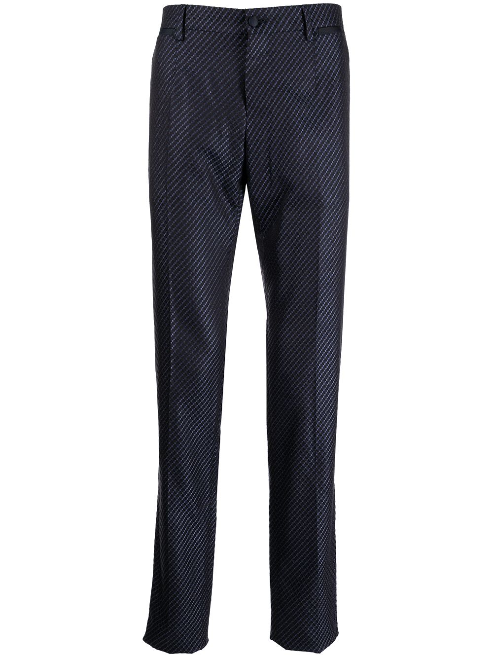 

Dolce & Gabbana pantalones de vestir en jacquard - Azul