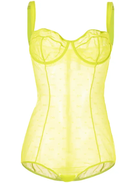Dolce & Gabbana Body com bordado de coração DG