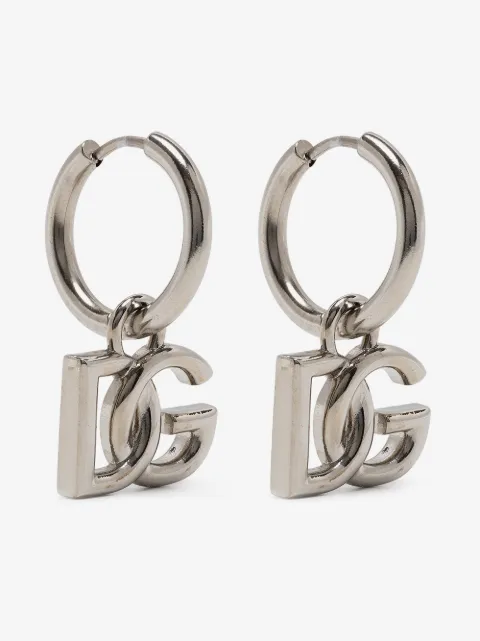Dolce & Gabbana DG-logo hoop earrings