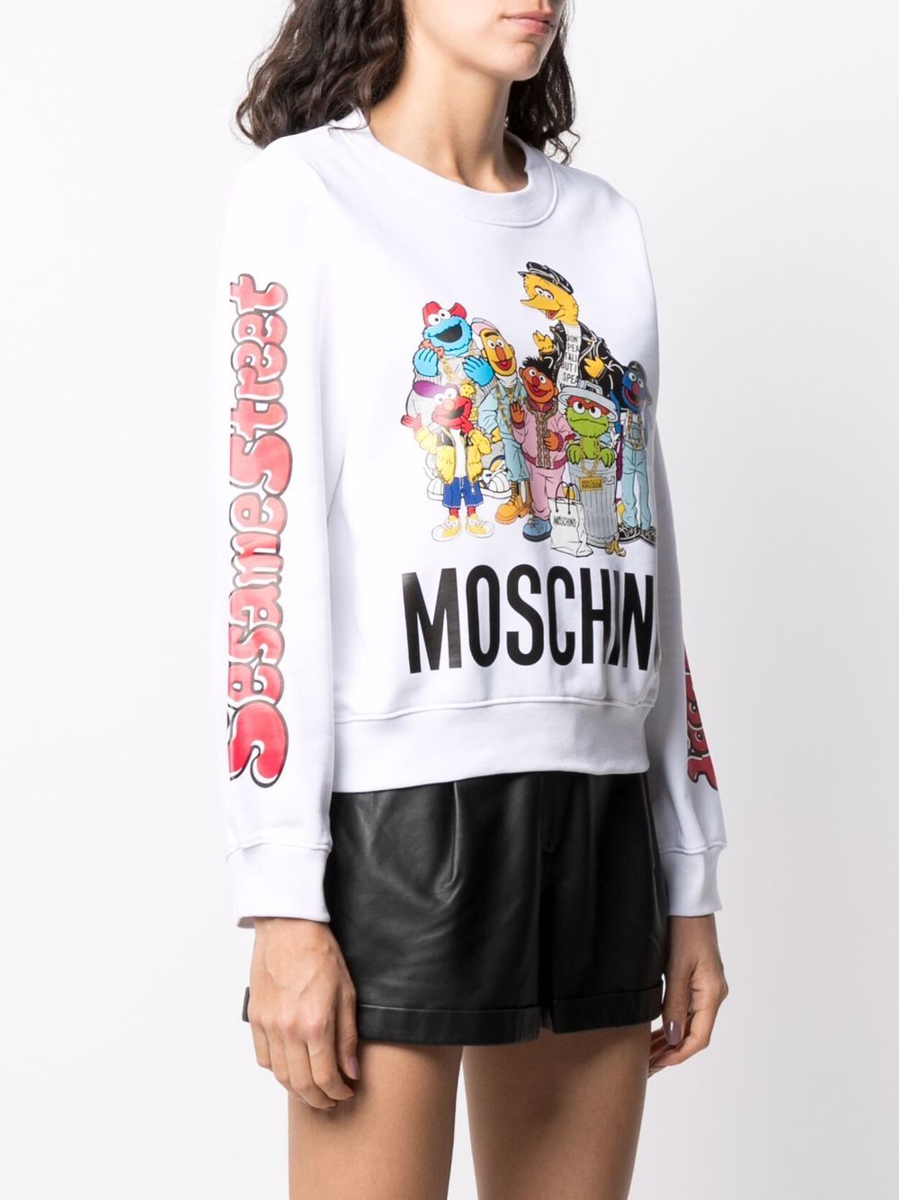 фото Moschino толстовка из коллаборации с sesame street©