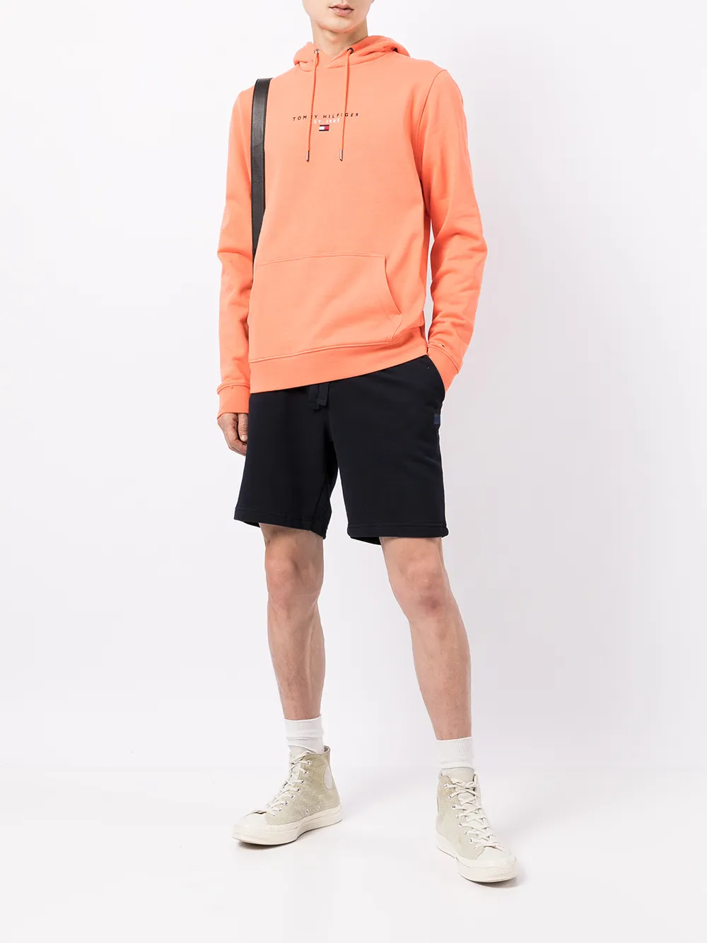 фото Tommy hilfiger худи с логотипом и кулиской