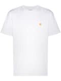 Carhartt WIP Chase logo-embroidered cotton T-shirt - White