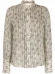 Image 1 of Chloé floral-print striped shirt