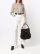 Image 2 of Chloé floral-print striped shirt