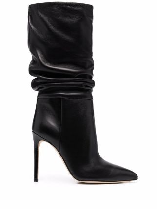 Paris Texas Slouchy Leather Boots - Farfetch