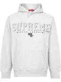 Supreme Gems logo-print hoodie - Grey