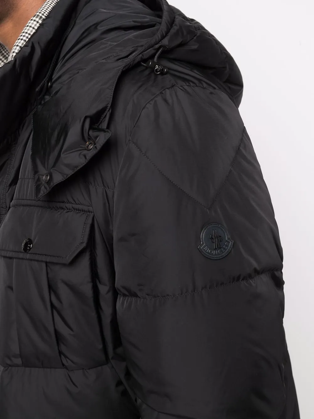 фото Moncler двусторонний пуховик rondeau