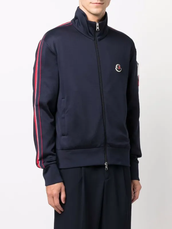 Moncler logo-patch Track Jacket - Farfetch