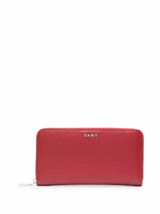 dkny wallet red