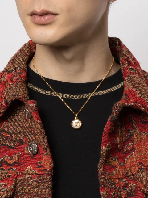 Dolce \u0026 Gabbana logo-plaque chain-link 