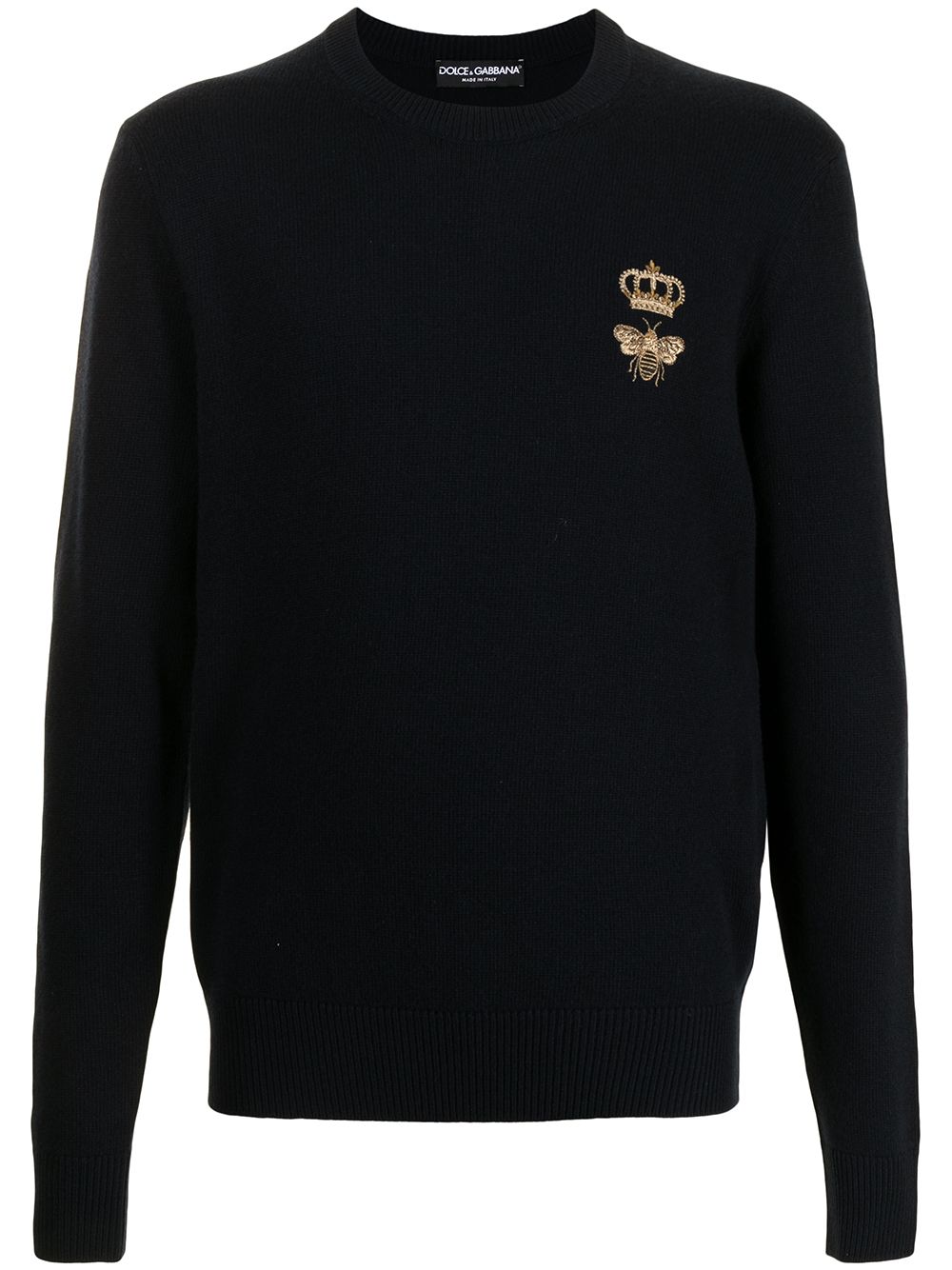 Image 1 of Dolce & Gabbana logo-patch jumper