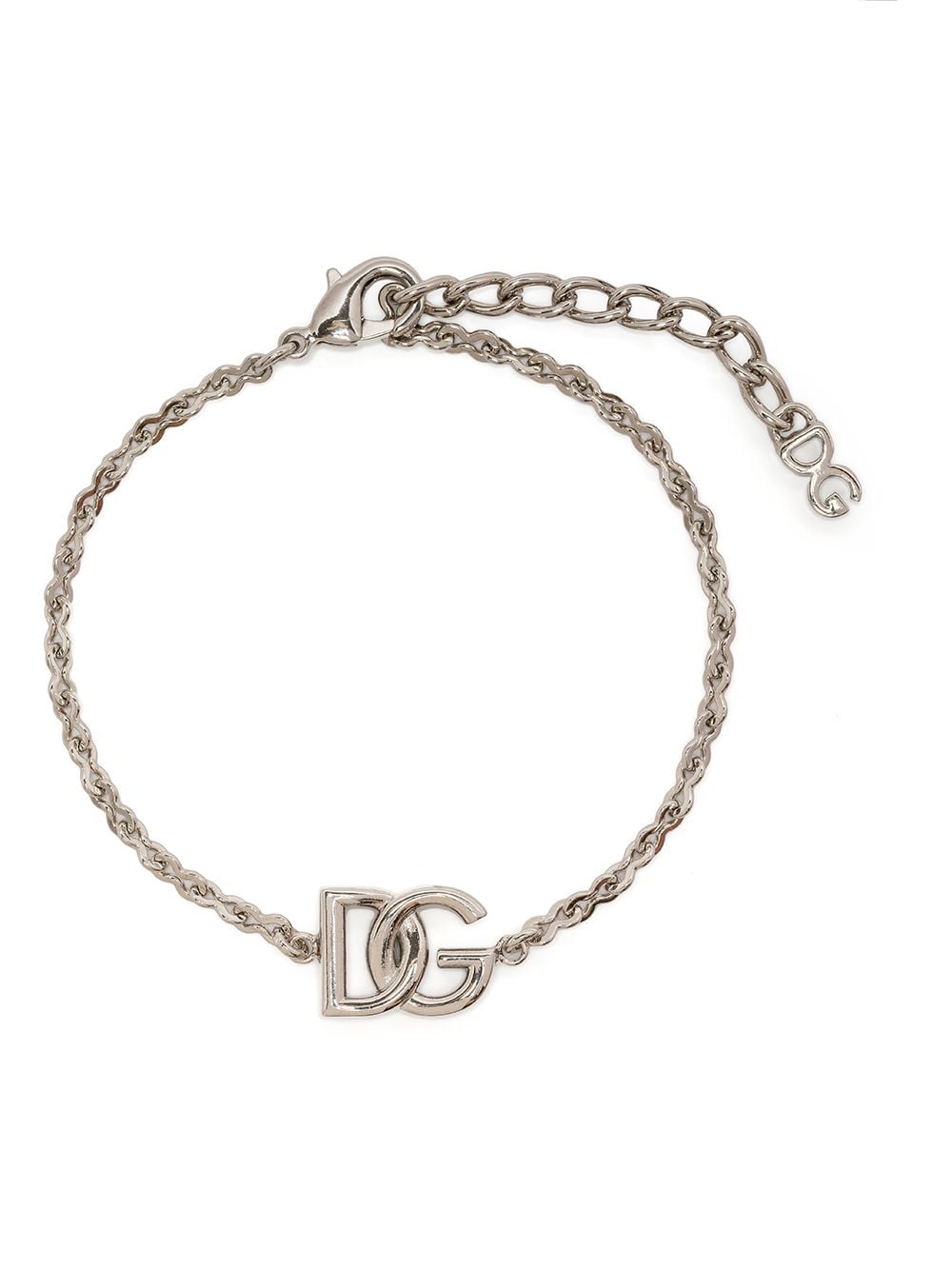 Image 1 of Dolce & Gabbana logo-plaque chain-link bracelet